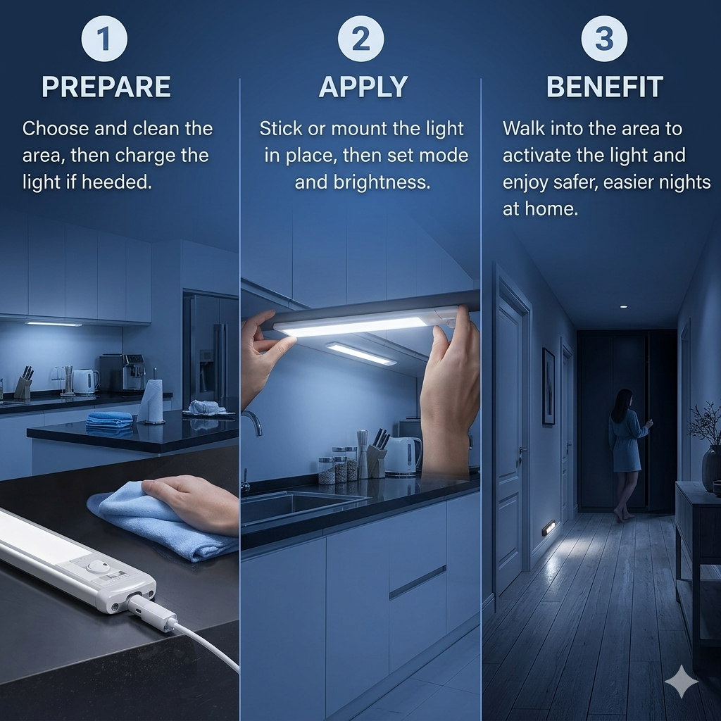 Joogler Night Sense Motion Sensor Light