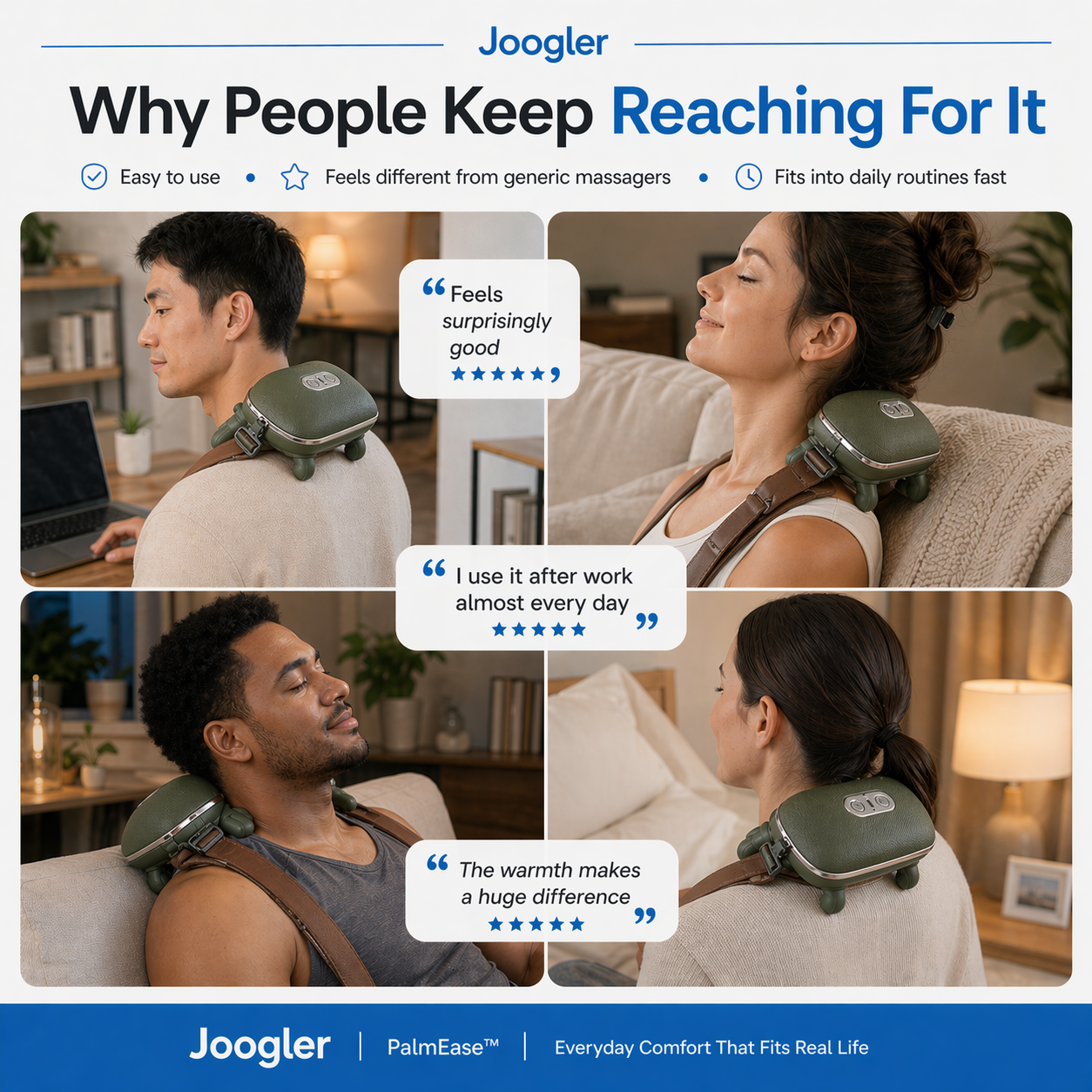 Joogler PalmEase  Neck & Shoulder Massager