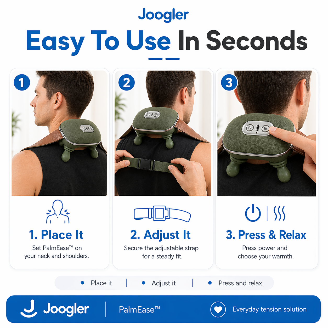 Joogler PalmEase  Neck & Shoulder Massager