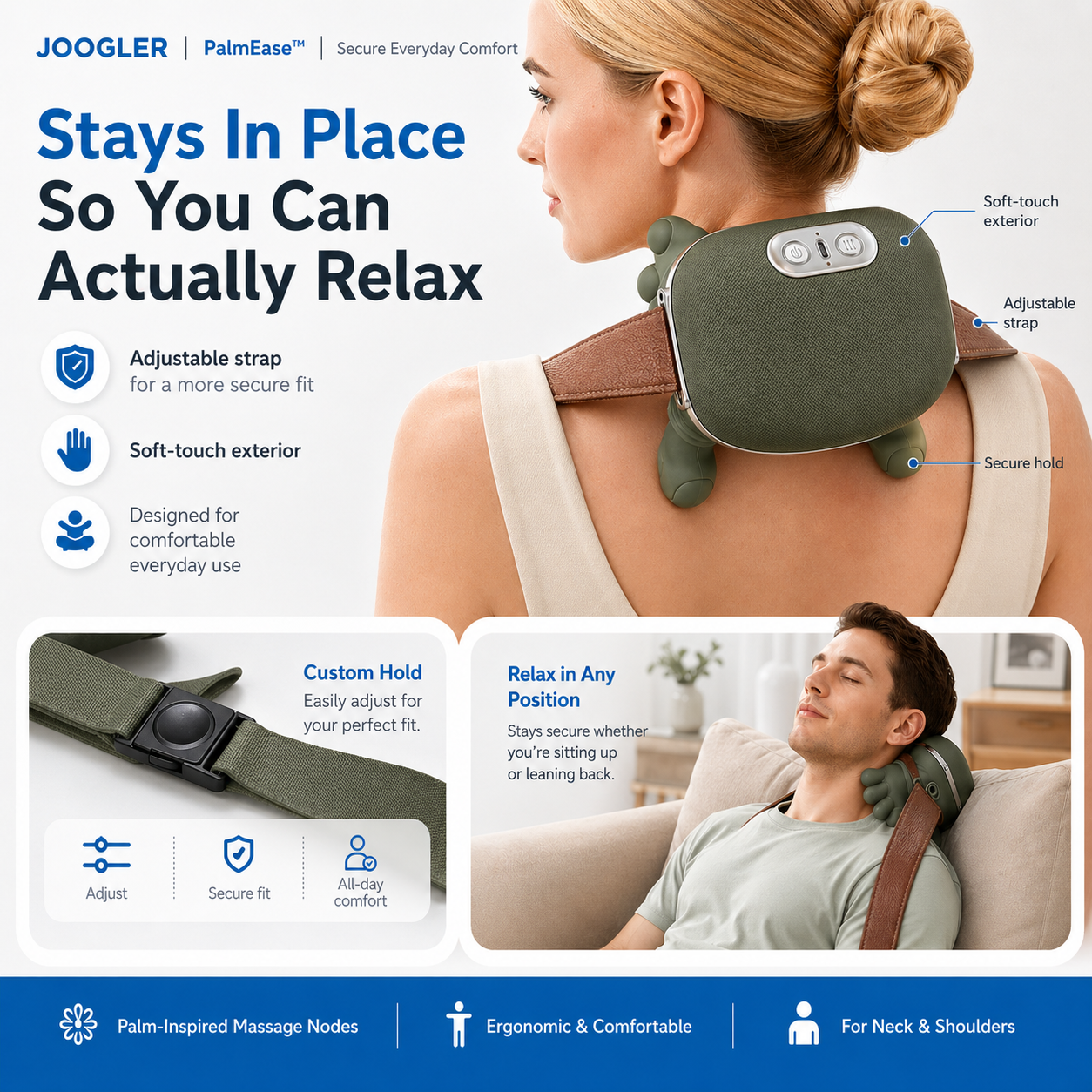 Joogler PalmEase  Neck & Shoulder Massager